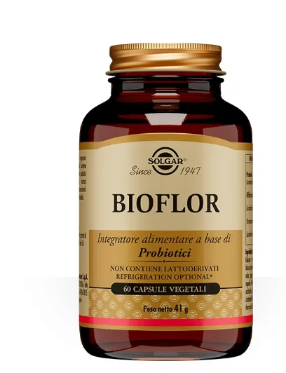 SOLGAR BIOFLOR INTEGRATORE DI PROBIOTICI 60 CAPSULE VEGETALI