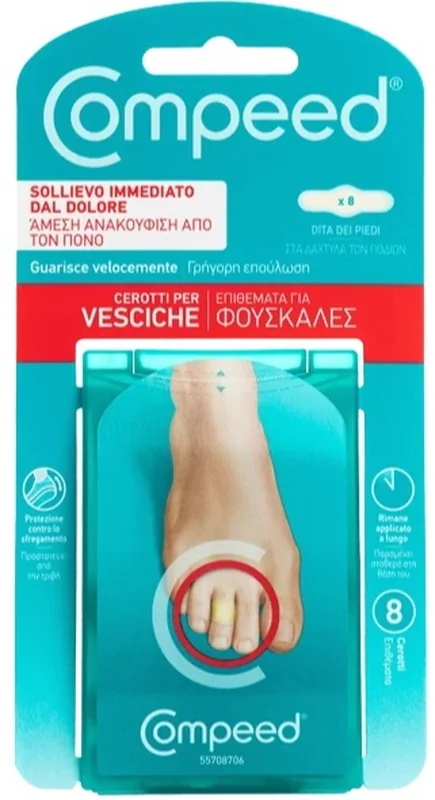 COMPEED VESCICHE DITA PIED 8 PEZZI