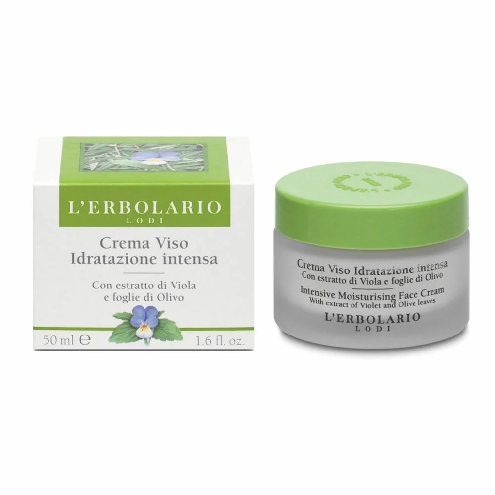 L'ERBOLARIO CREMA VISO IDRATAZIONE INTENSA ESTRATTO DI VIOLA E FOGLIE DI OLIVO 50 ML