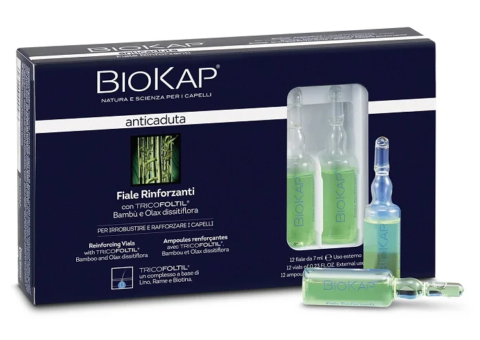 BIOKAP ANTICADUTA FIALE RINFORZANTI 12 FIALE DA 7 ML