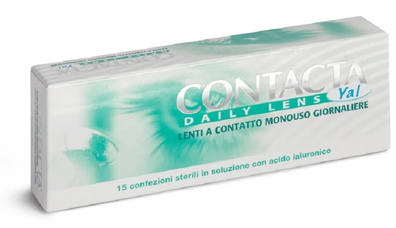 CONTACTA DAILY LENS YAL LENTI MONOUSO GIORNALIERE PER LA MIOPIA DIOTTRIA -4,25 30 LENTI