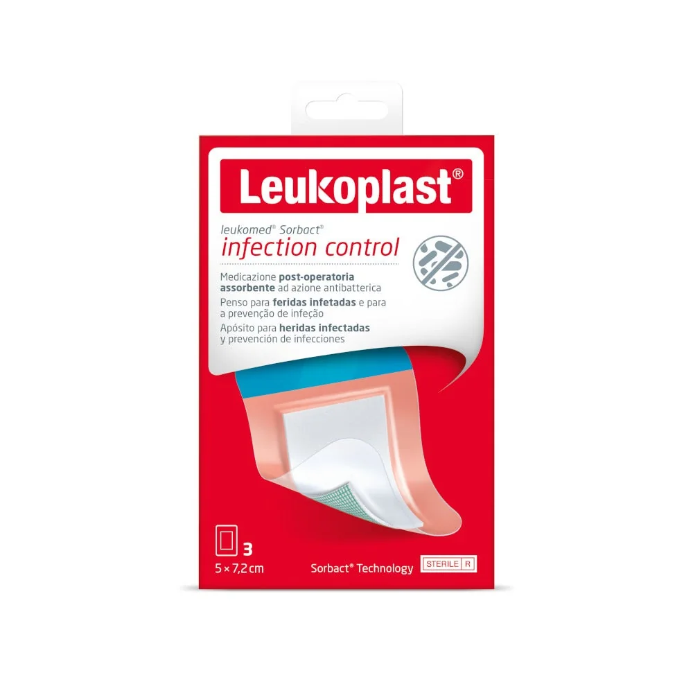 LEUKOMED SORBACT 5X7,2CM