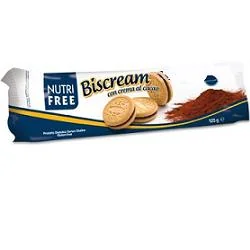 NUTRI FREE BISCREAM BISCOTTI AL CACAO SENZA GLUTINE 125 G