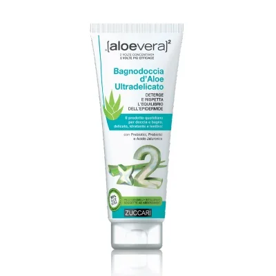 ZUCCARI ALOEVERA 2 BAGNO DOCCIA D'ALOE ULTRA DELICATO DETERGENTE 250 ML