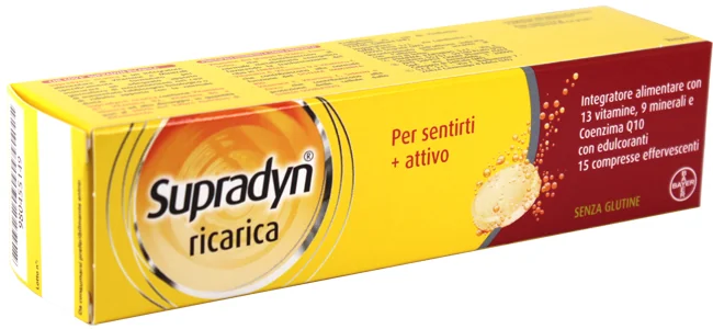 SUPRADYN RICARICA 15 COMPRESSE EFFERVESCENTI