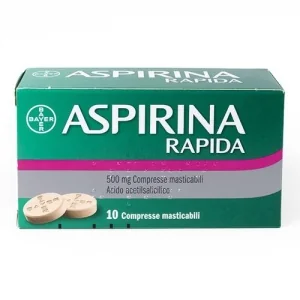 ASPIRINA RAPIDA 500 MG 10 COMPRESSE MASTICABILI