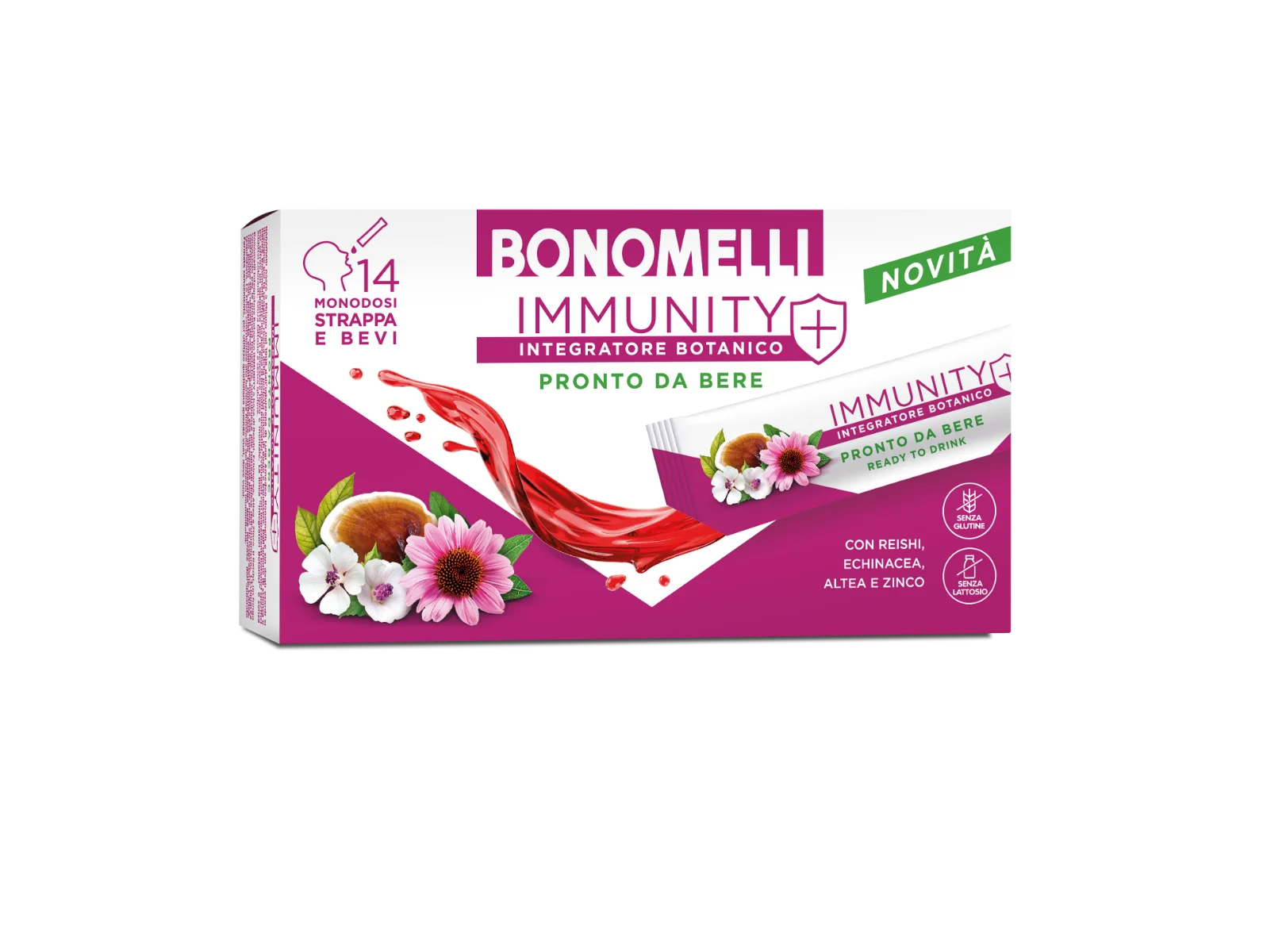 INTEGRATORE BOTANICO BONOMELLI IMMUNITY - 14 STICK