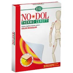 ESI NO DOL THERMO CEROTTI AUTORISCALDANTI DOLORI MUSCOLARI 3 PEZZI