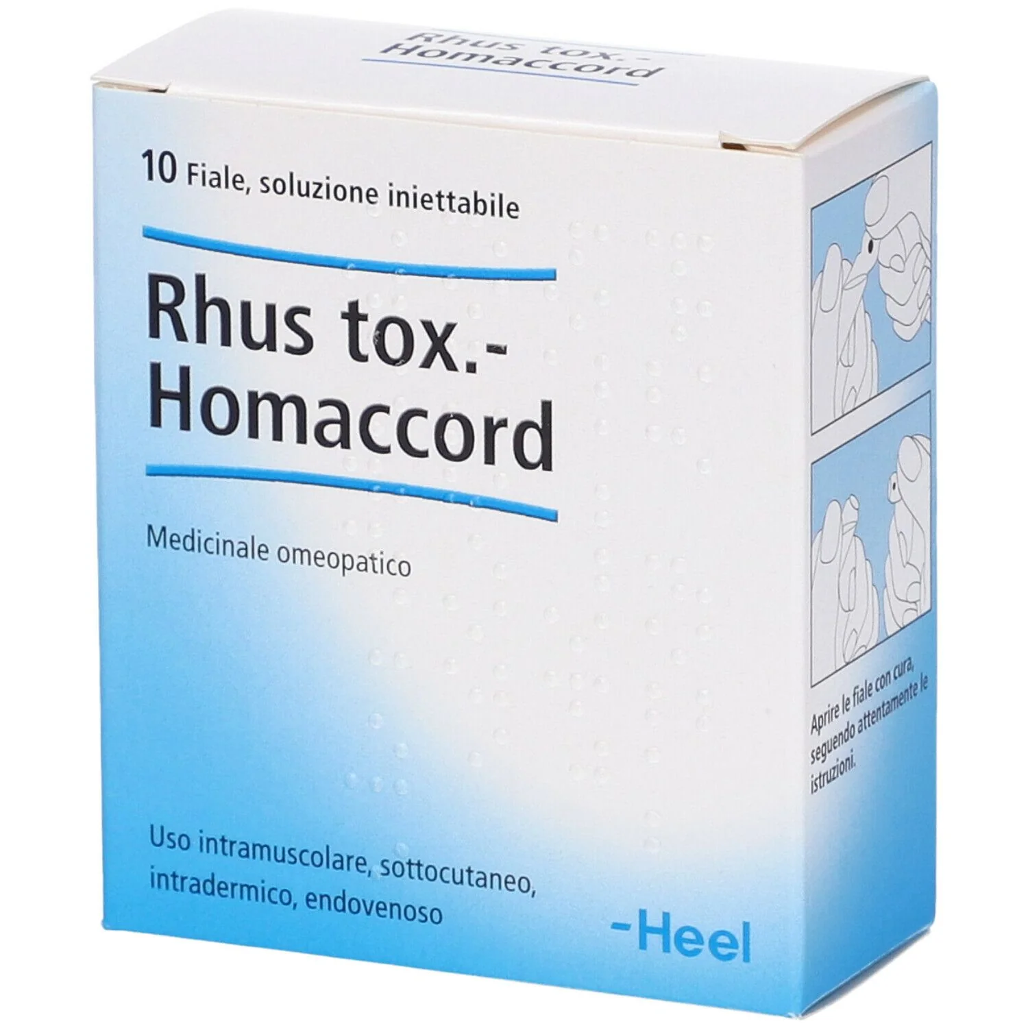 RHUS TOX HOMAC 10F 1,1ML HEEL