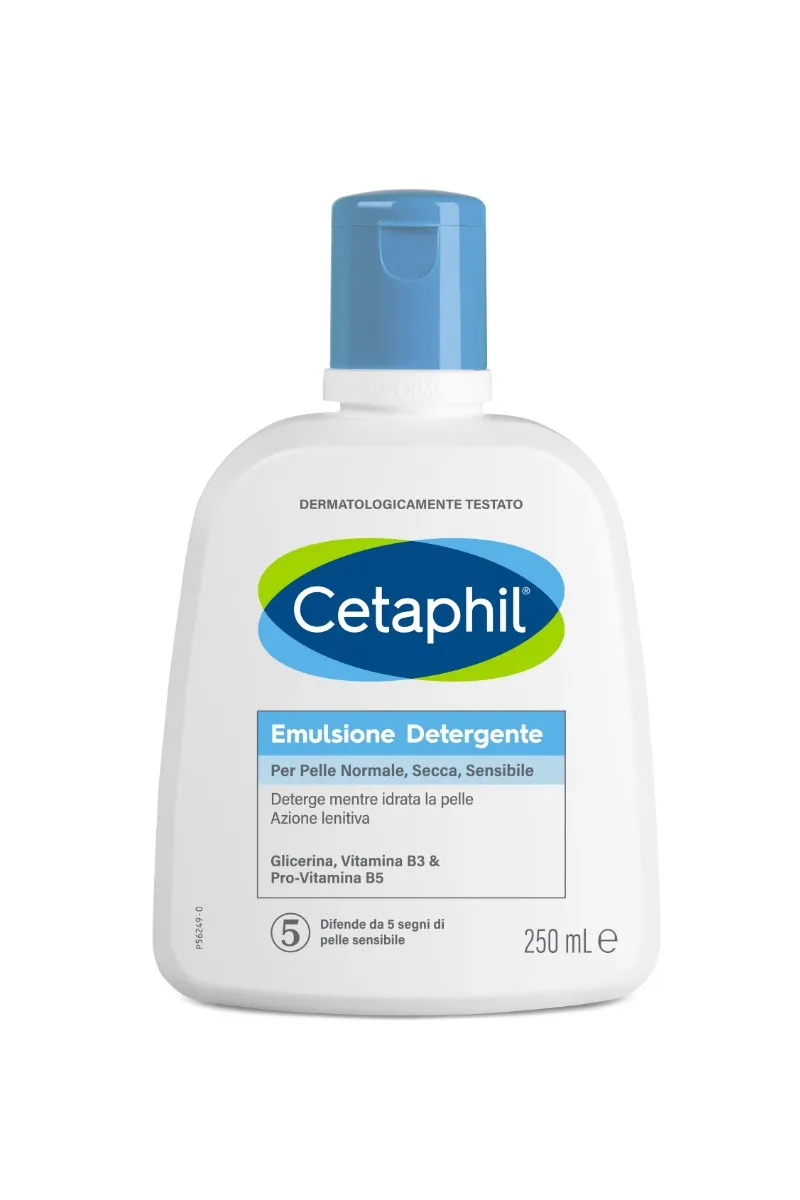 Cetaphil Emulsione Detergente 250 ml Per pelle normale, secca e sensibile