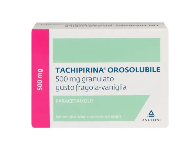 TACHIPIRINA 500 MG 12 BUSTINE GUSTO FRAGOLA E VANIGLIA