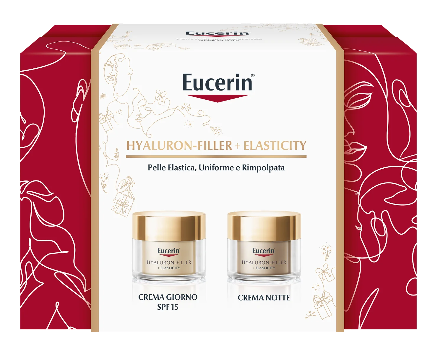 EUCERIN HYALURON-FILLER ELASTICITY CREMA GIORNO SPF15+ CREMA NOTTE