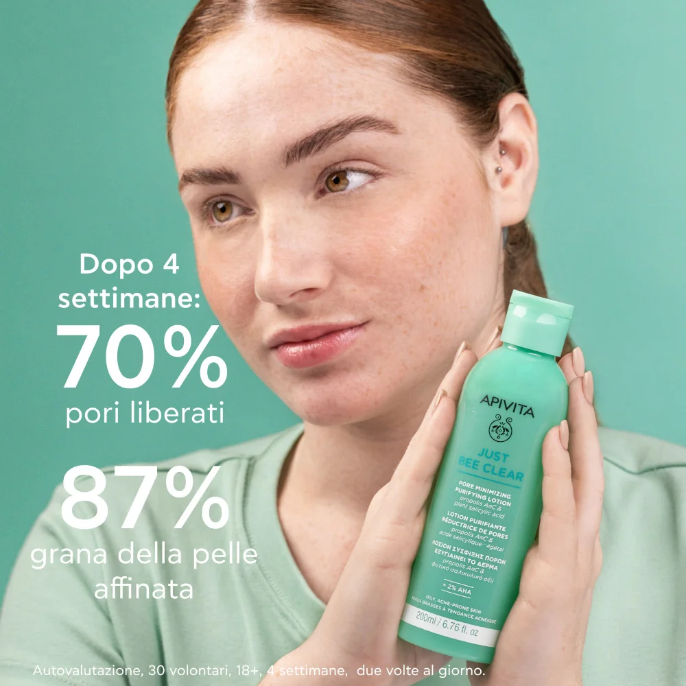 Apivita Just Bee Clear Lotion 200 ml Lozione Purificante