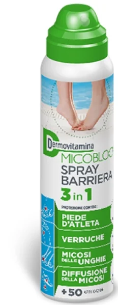 DERMOVITAMINA MICOBLOCK SPRAY BARRIERA PER TRATTAMENTO PIEDE D'ATLETA 100 ML