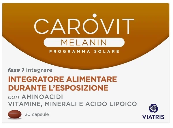 CAROVIT MELANIN SOLARE 20 CAPSULE