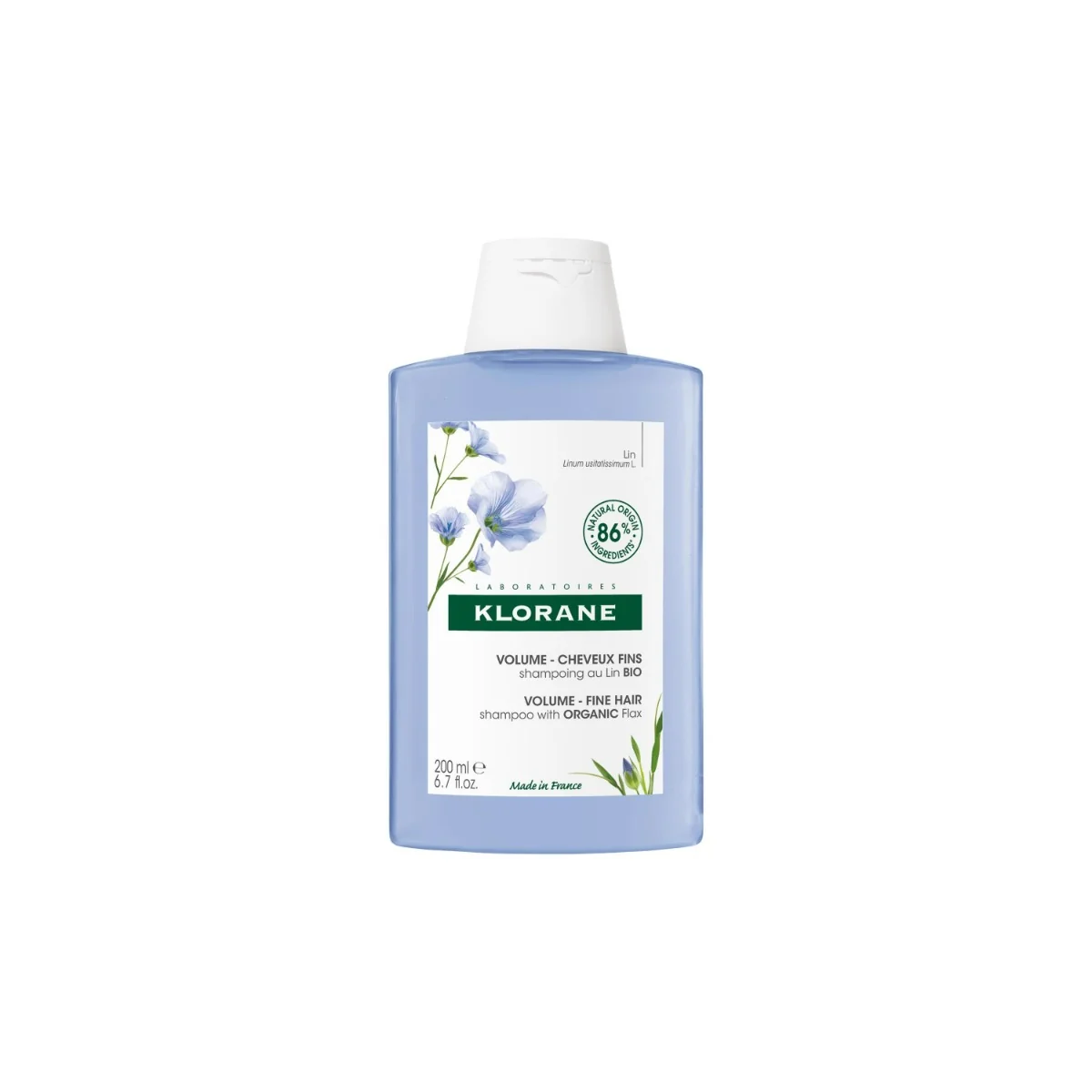 KLORANE SHAMPOO AL LINO VOLUMIZZANTE CAPELLI SOTTILI 200 ML