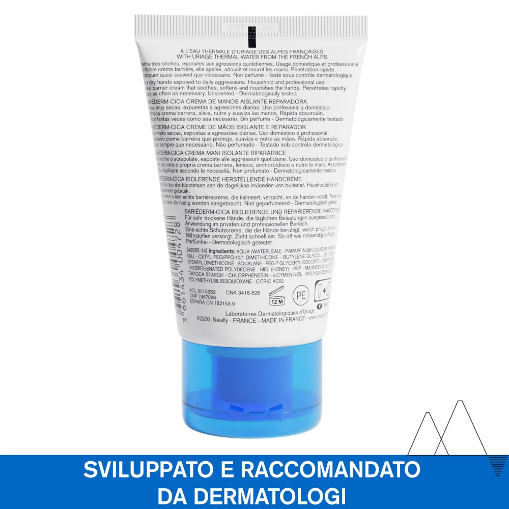 Uriage Barièderm Crema Mani Isolante Riparatrice 50 ml 