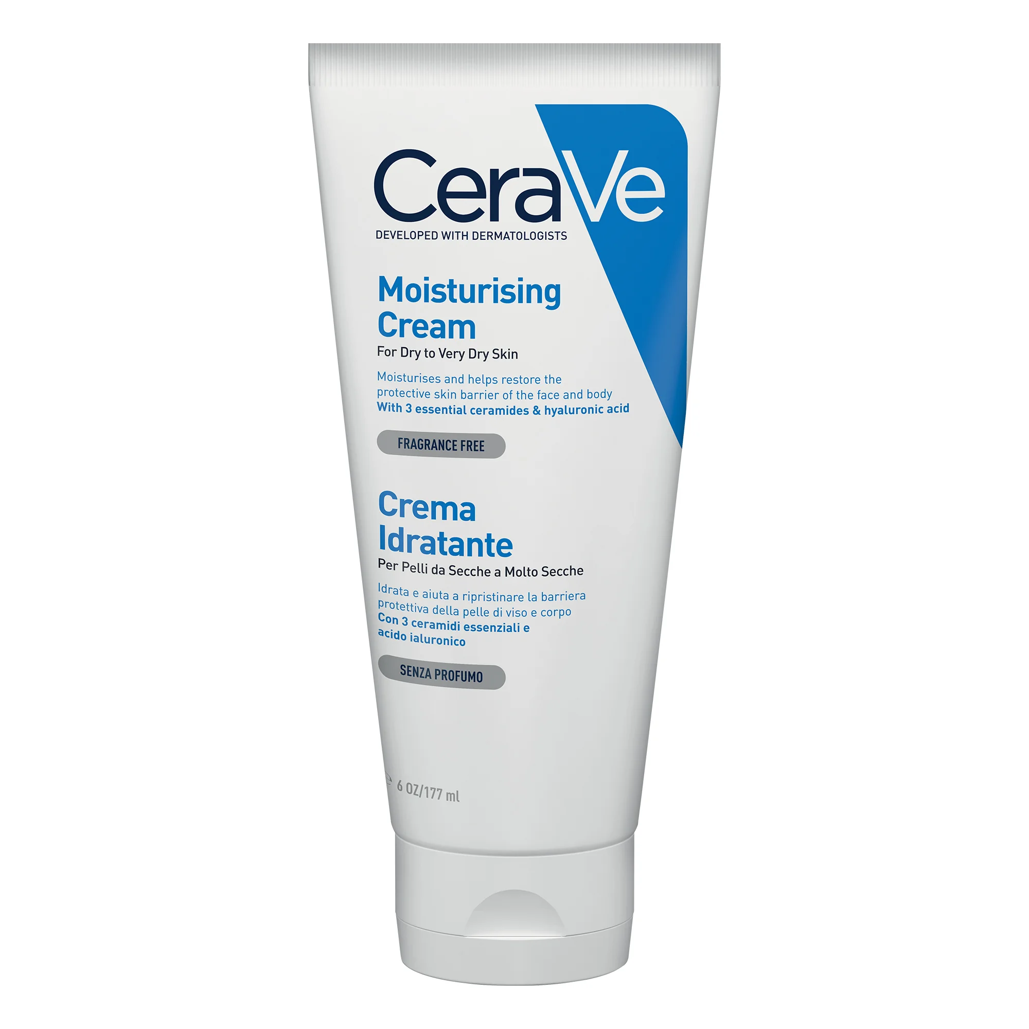 CeraVe Crema Corpo Idratante Pelle Molto Secca 177 ml 