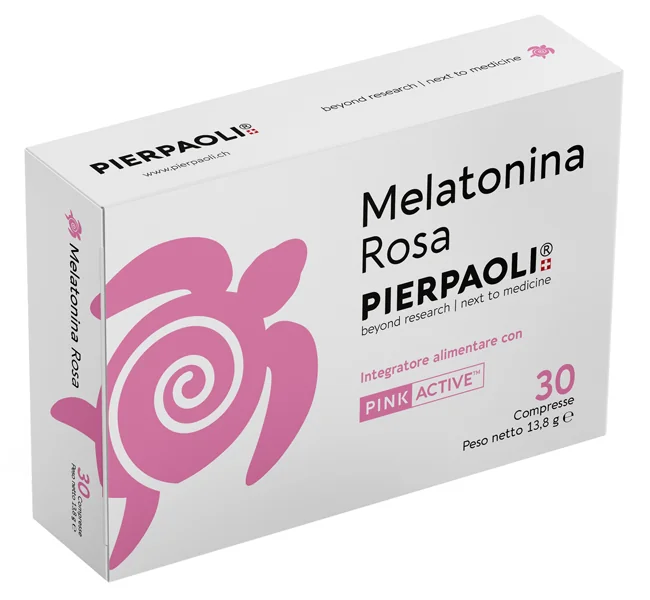 PIERPAOLI MELATONINA ROSA INTEGRATORE PER SONNO E RILASSAMENTO 30 COMPRESSE