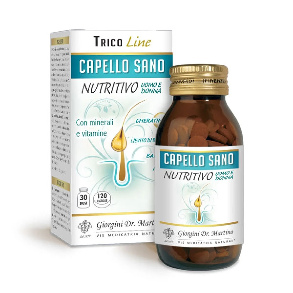 CAPELLO SANO NUTRITIVO 120 PASTIGLIA