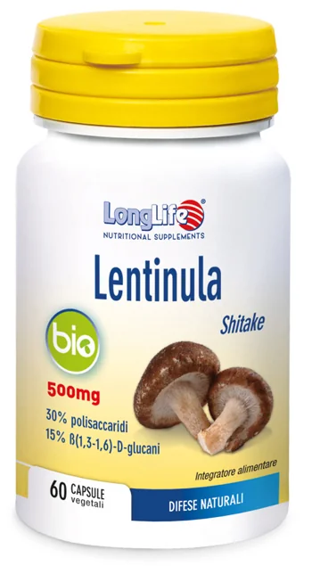 LONGLIFE LENTINULA BIO INTEGRATORE 60 CAPSULE