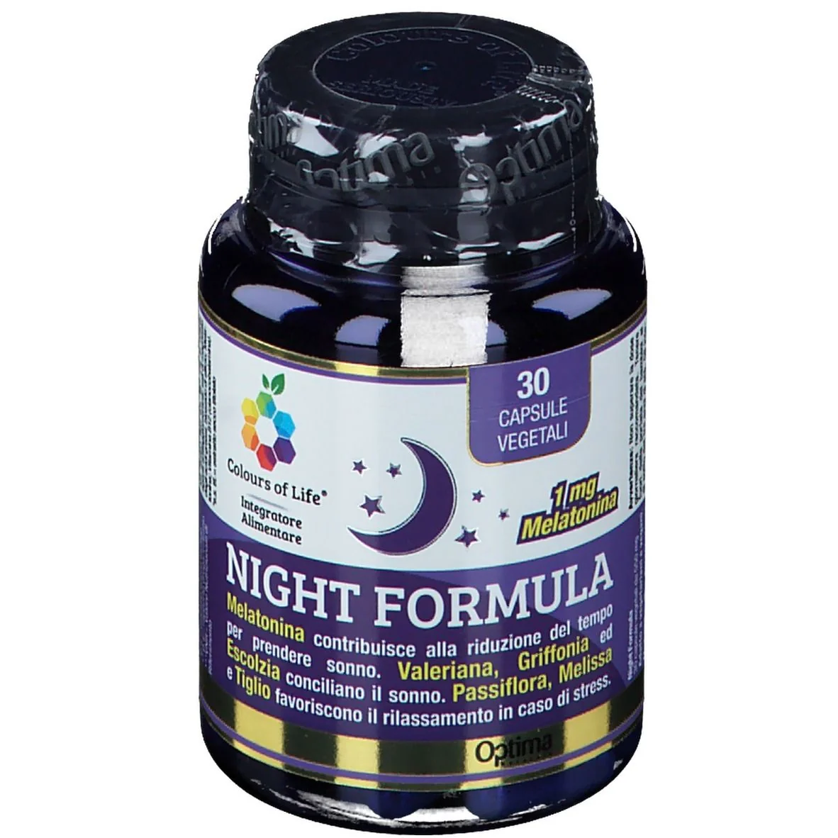 COLOURS OF LIFE NIGHT FORMULA 30 CAPSULE VEGETALI 550 MG