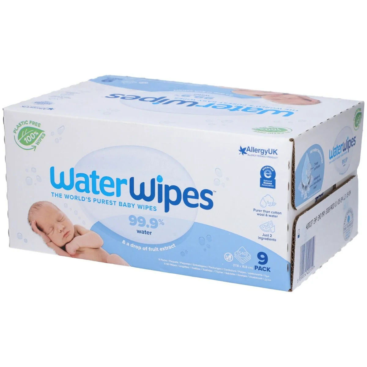 WATERWIPES BIO 9X60 SALVIETTE