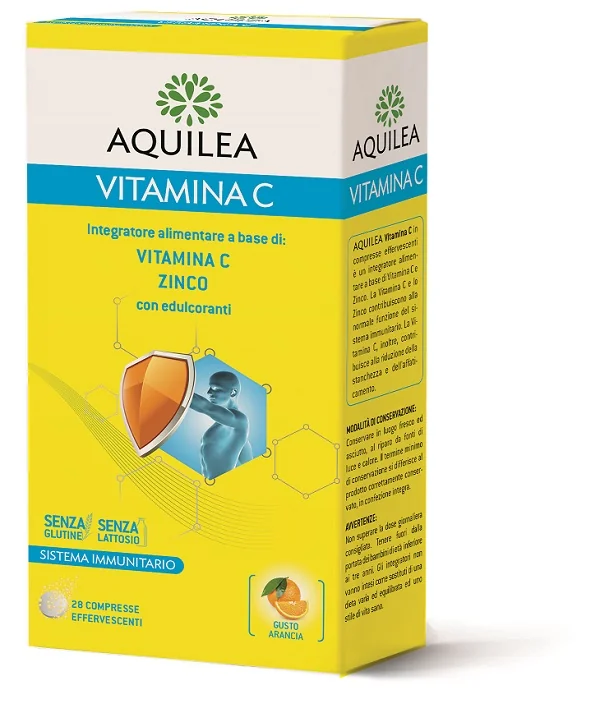 AQUILEA VITAMINA C PROMO BIPACCO 14+14 COMPRESSE EFFERVESCENTI