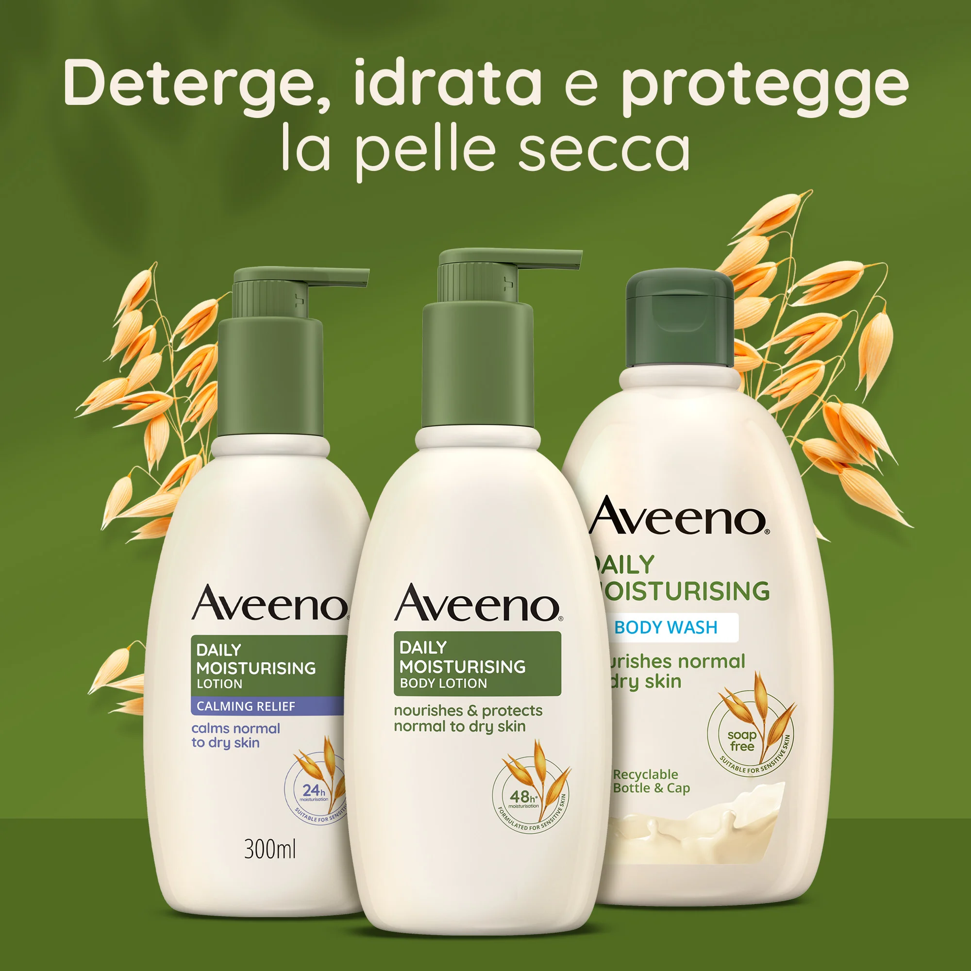 Aveeno  Daily Moisturizing Detergente Intimo 300 Ml Senza Sapone