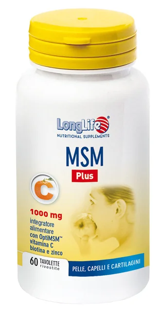 LONGLIFE MSM PLUS INTEGRATORE 60 TAVOLETTE