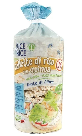 RICE&RICE GALLETTE RISO CON QUINOA BIOLOGICO SENZA GLUTINE 100 G