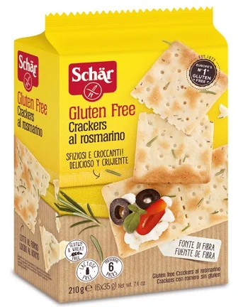 SCHAR CRACKERS AL ROSMARINO SENZA GLUTINE 210 G