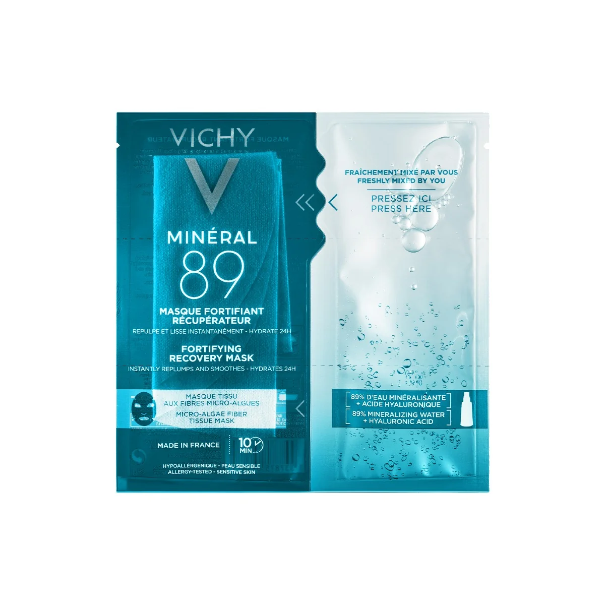 Vichy Mineral 89 Maschera 29 g Fortificante Riparatrice