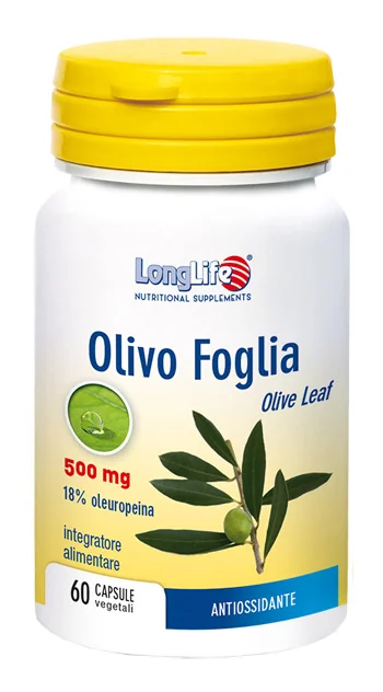 LONGLIFE OLIVA FOGLIA 500 MG INTEGRATORE 60 CAPSULE