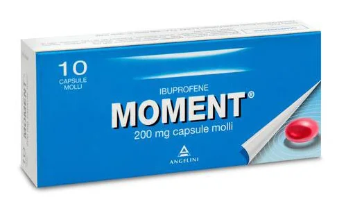 MOMENT 200 MG IBUPROFENE 10 CAPSULE MOLLI