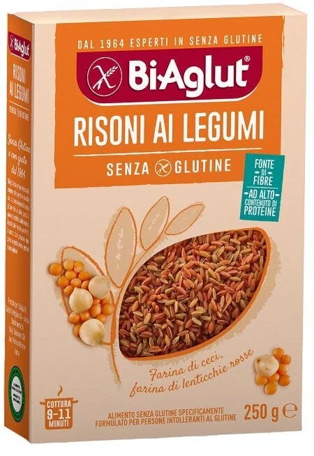 BIAGLUT RISONI AI LEGUMI 250 G