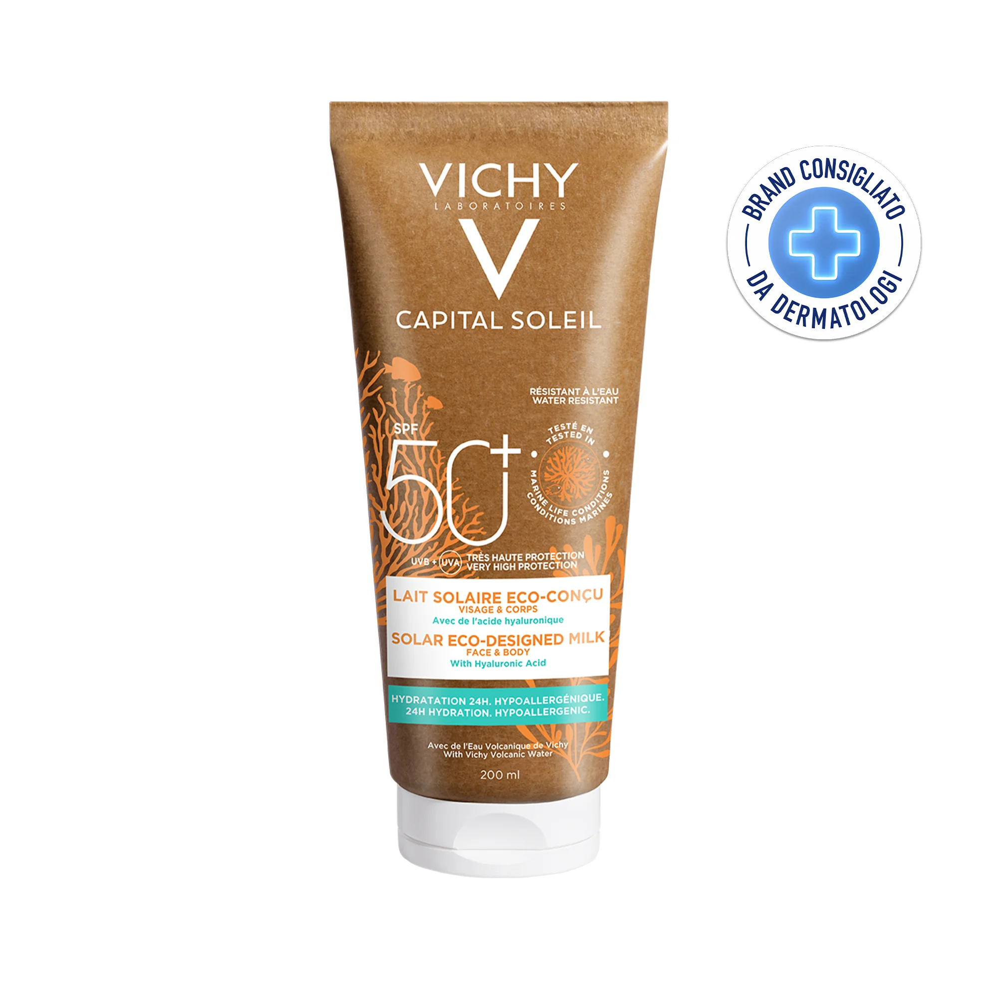 VICHY CAPITAL SOLEIL LATTE SOLARE ECO-SOSTENIBILE SPF 50+ 200 ML