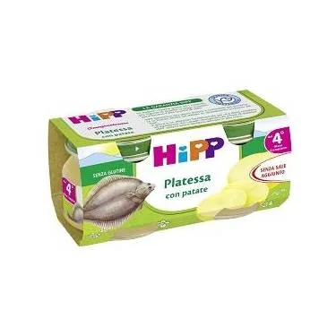 HIPP OMOGENEIZZATO PLATESSA 2X80G