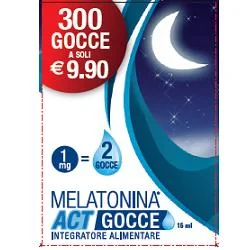 MELATONINA ACT GOCCE INTEGRATORE PER IL SONNO 15 ML