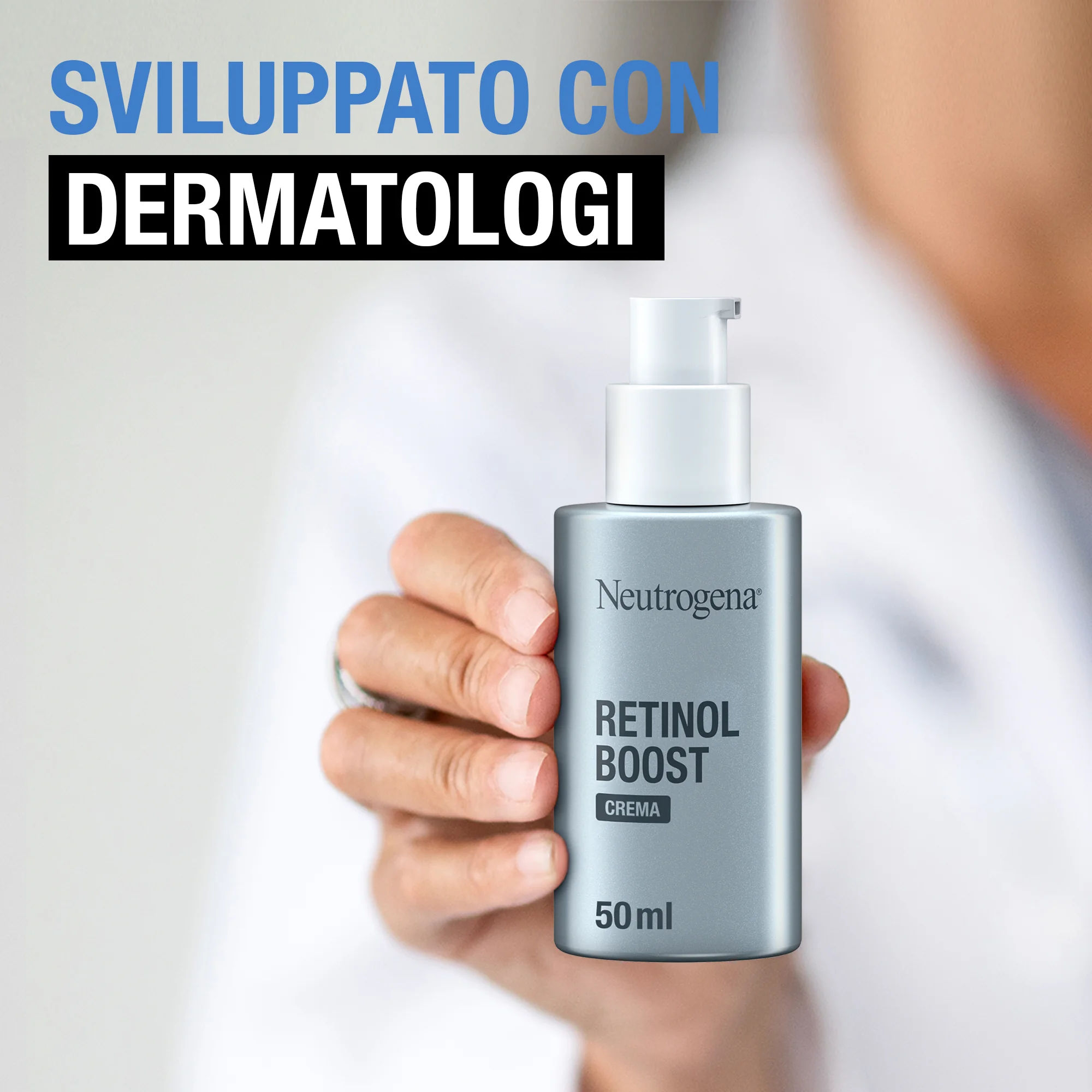 Neutrogena Retinool Boost Crema Viso 50 Ml Azione Anti Age