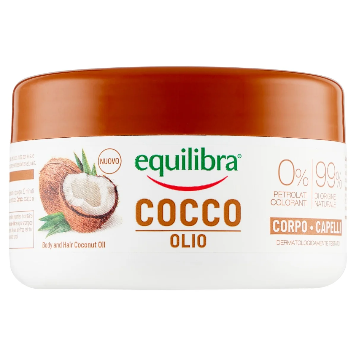 EQUILIBRA COCCO OLIO 99% 250 ML