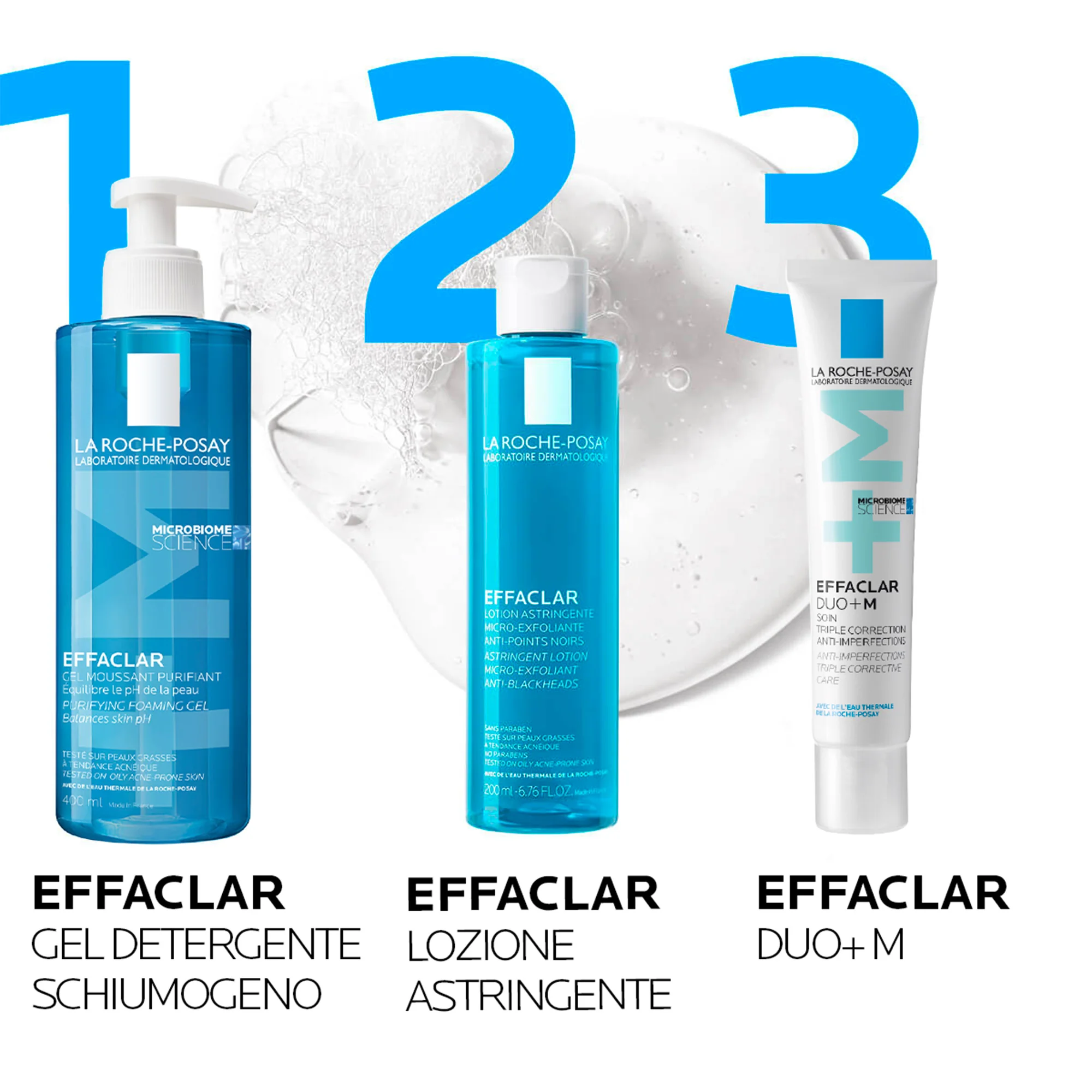 La Roche Posay Effaclar Gel Mousse 400 ml Detergente Purificante