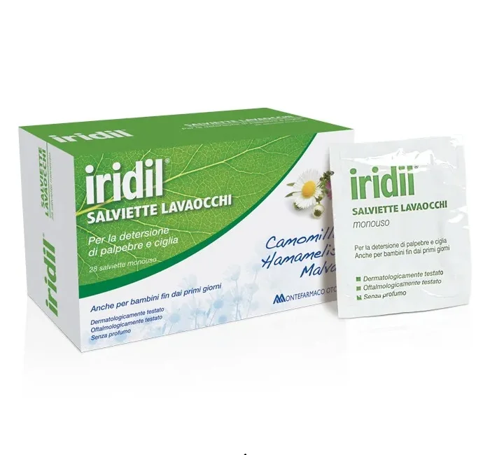 IRIDIL SALVIETTE LAVAOCCHI 28 PEZZI