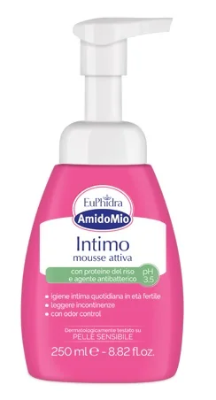 EUPHIDRA AMIDOMIO INTIMO DETERGENTE MOUSSE ATTIVA PH 3,5 250 ML