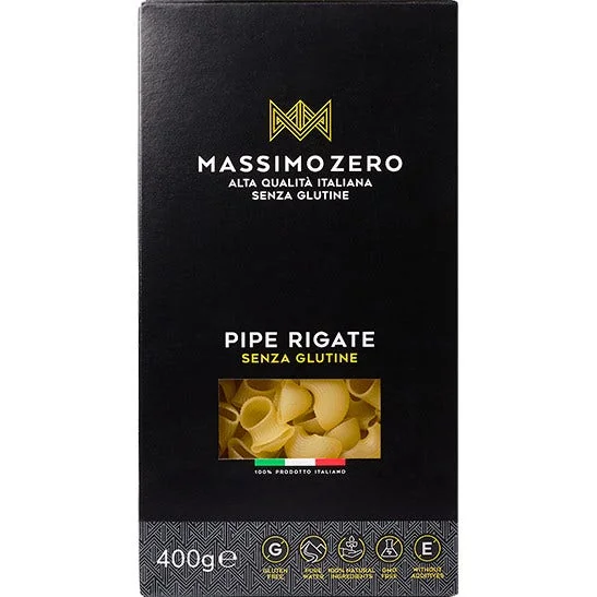 Massimo Zero Pipe Rigate 400 g 