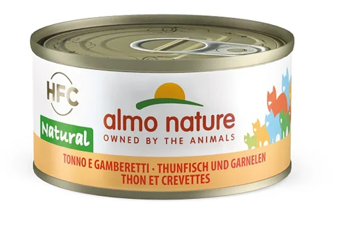 ALMO NATURE CAT TONNO GAMBERI 70G