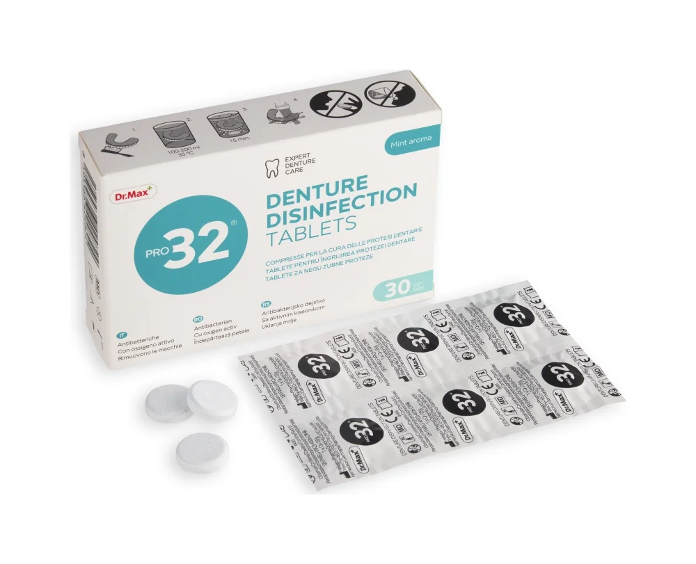 Dr. Max Pro32 Denture Disinfect 30Tbl Igiene Orale