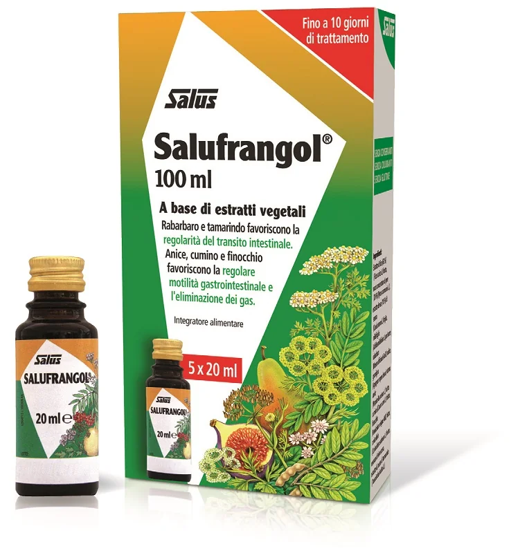 SALUS SALUFRANGOL INTEGRATORE 5 FLACONCINI 20 ML