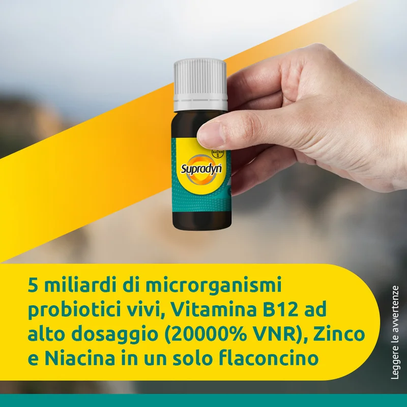 Supradyn Difese 50+ Integratore 10 Flaconcini Multivitaminico