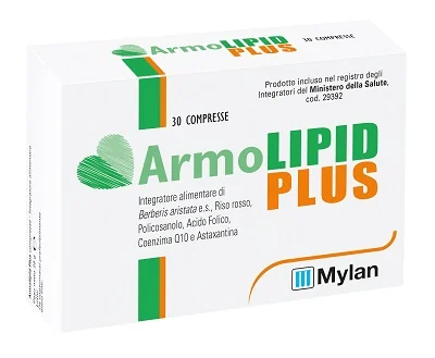 ARMOLIPID PLUS INTEGRATORE PER ABBASSARE IL COLESTEROLO 30 COMPRESSE